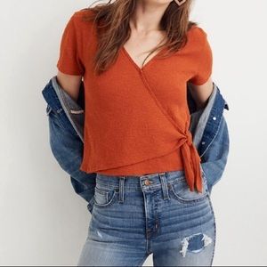 Maxwell rust wrap shirt
